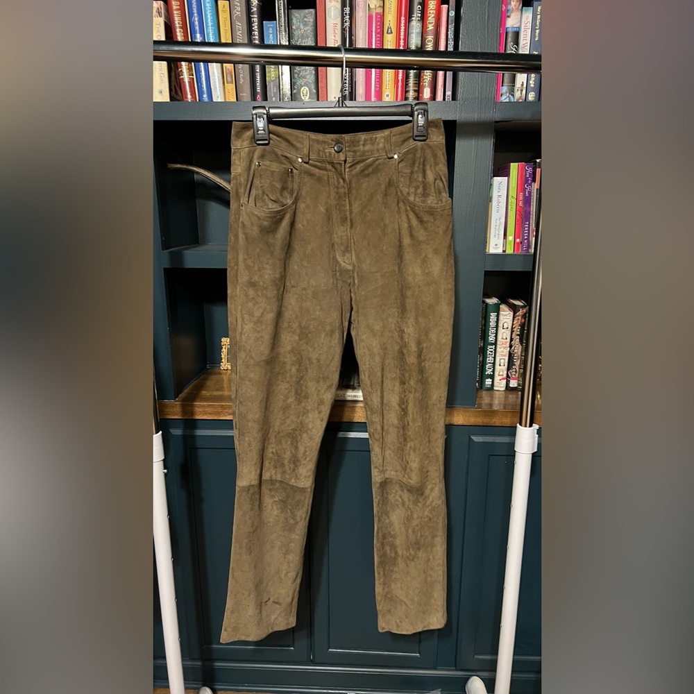 Yves Saint Laurent Encore suede pants